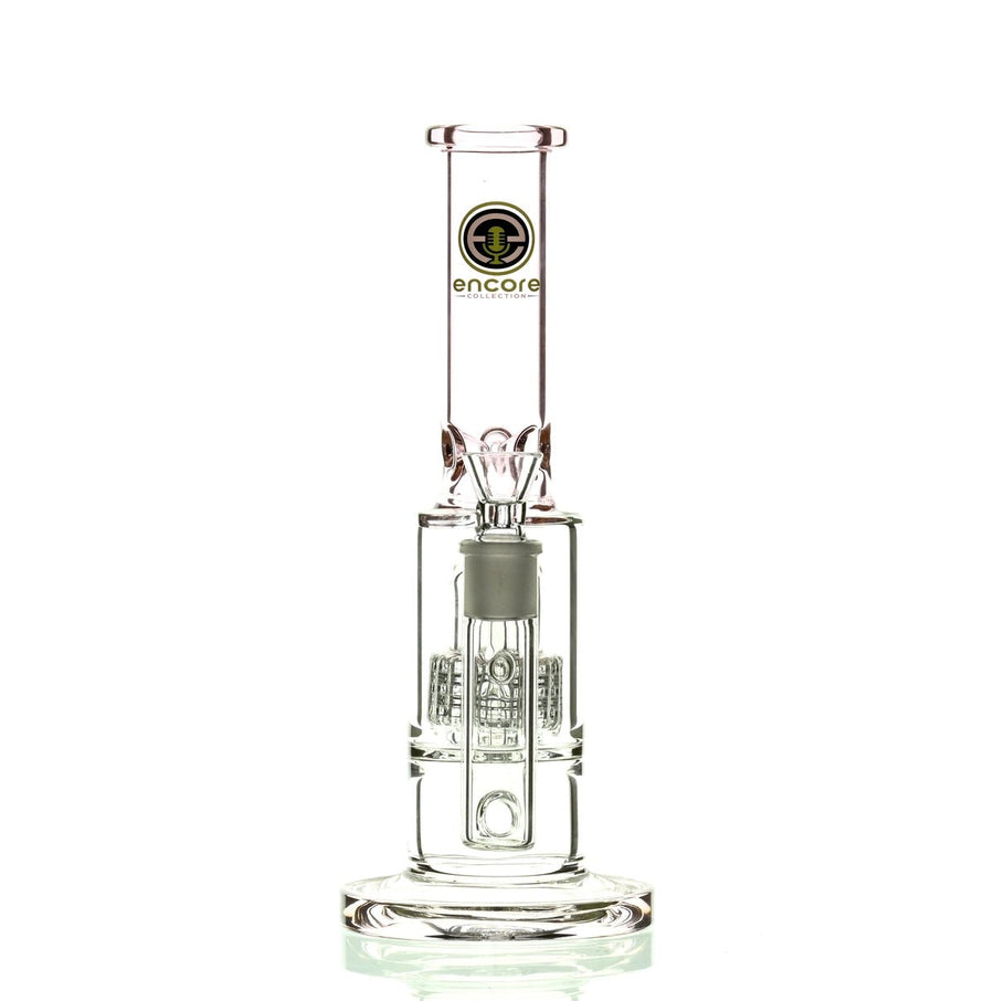 Encore 12" Metrix Showerhead Perc Pink - Premium Scientific Glass Recycler