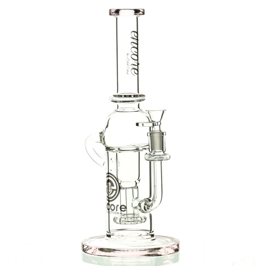 ENCORE 12" Pink Recycler with Showerhead Perc - 14mm Joint