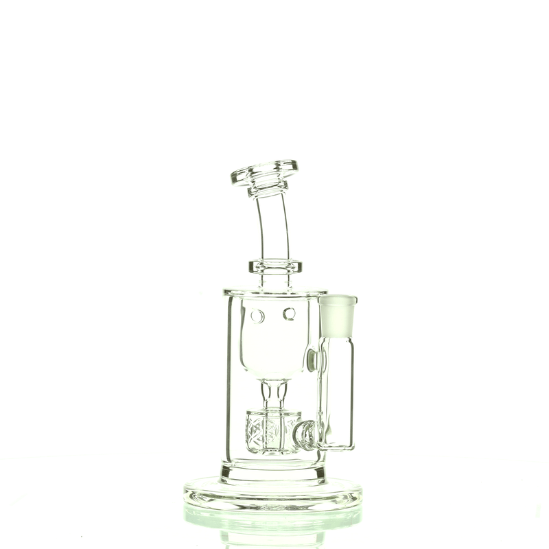 FAT BOY GLASS CLEAR TAURUS RIG 101 - Smoke Spot Smoke Shop
