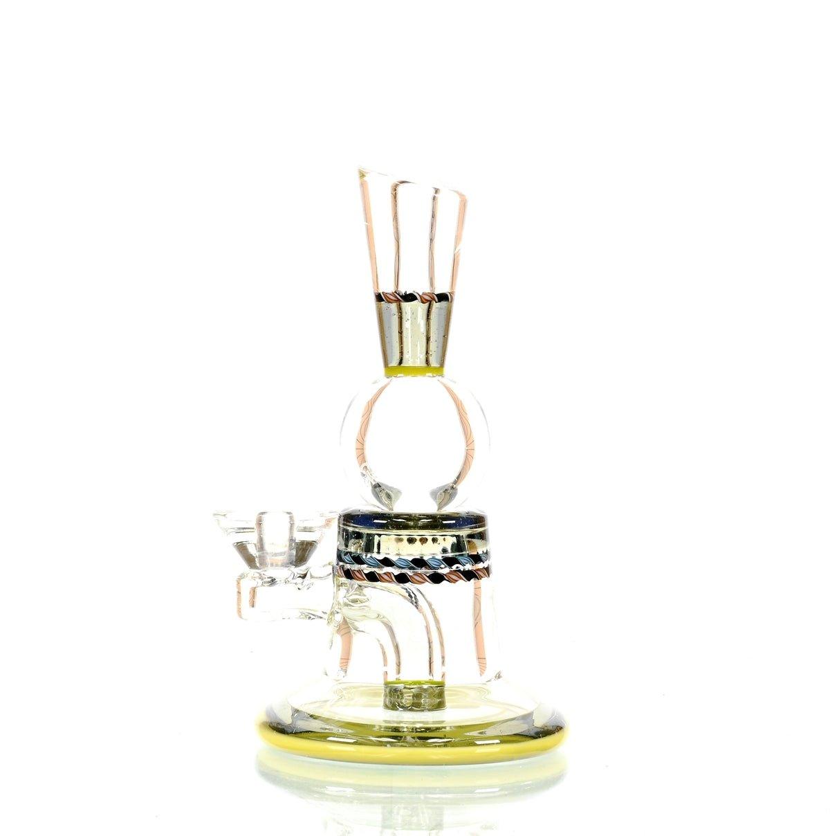 Side view of Glass Blowing Business Passenger Trim A Potion Waterpipe - Smoke Spot