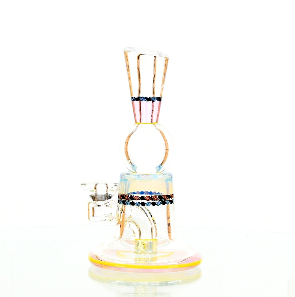 Close-up of 10mm 90 Degree Joint on Glass Blowing Business Rig