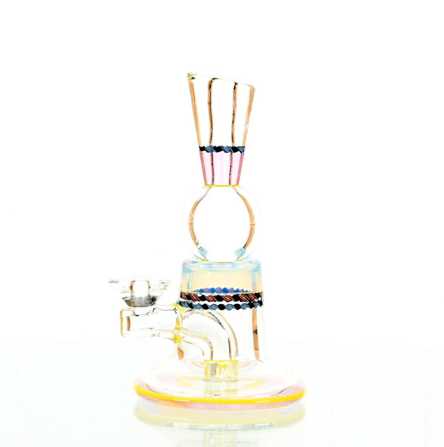GLASS BLOWING BUSINESS PASSENGER TRIM A ROSE HEATER, POTION/NEO OPAL