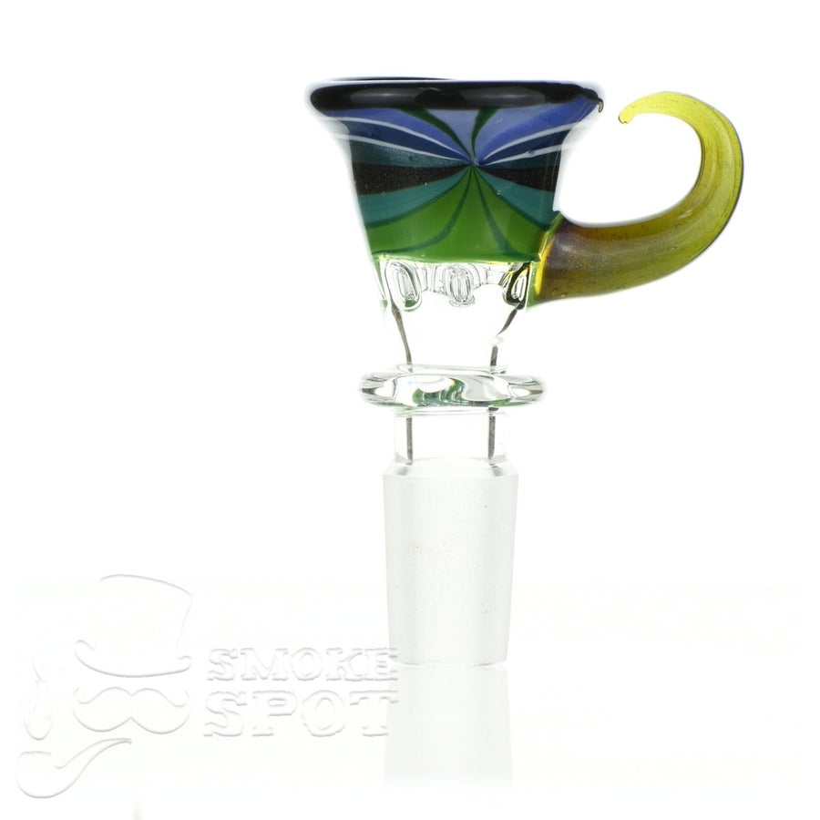 Glass Enthuastic 14 mm Bowl with Hook #130