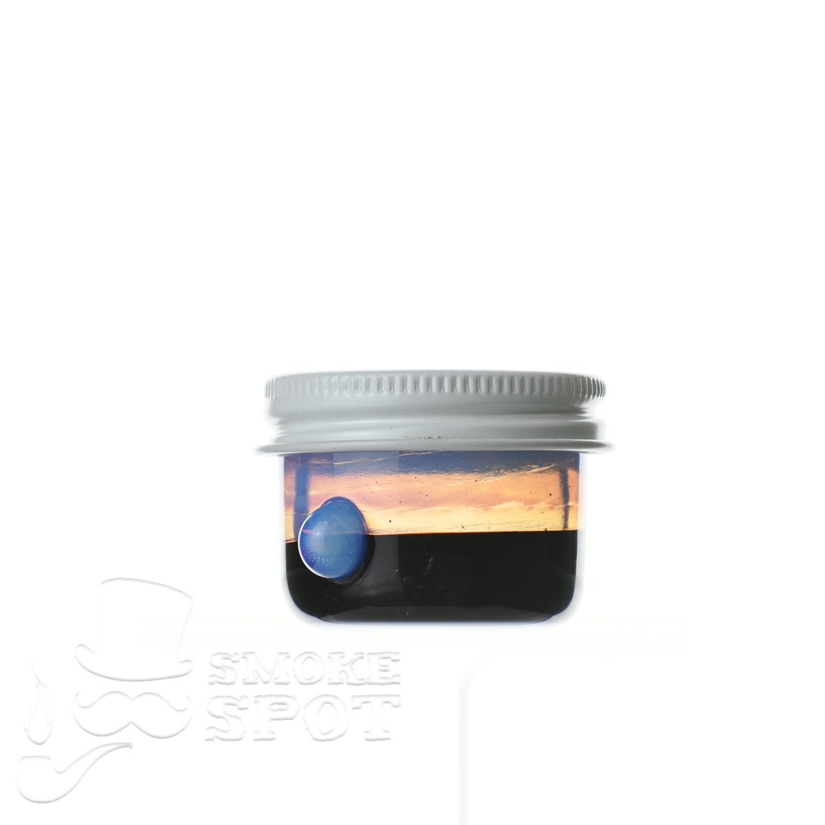Glass enthuastic jar 107 - Smoke Spot Smoke Shop