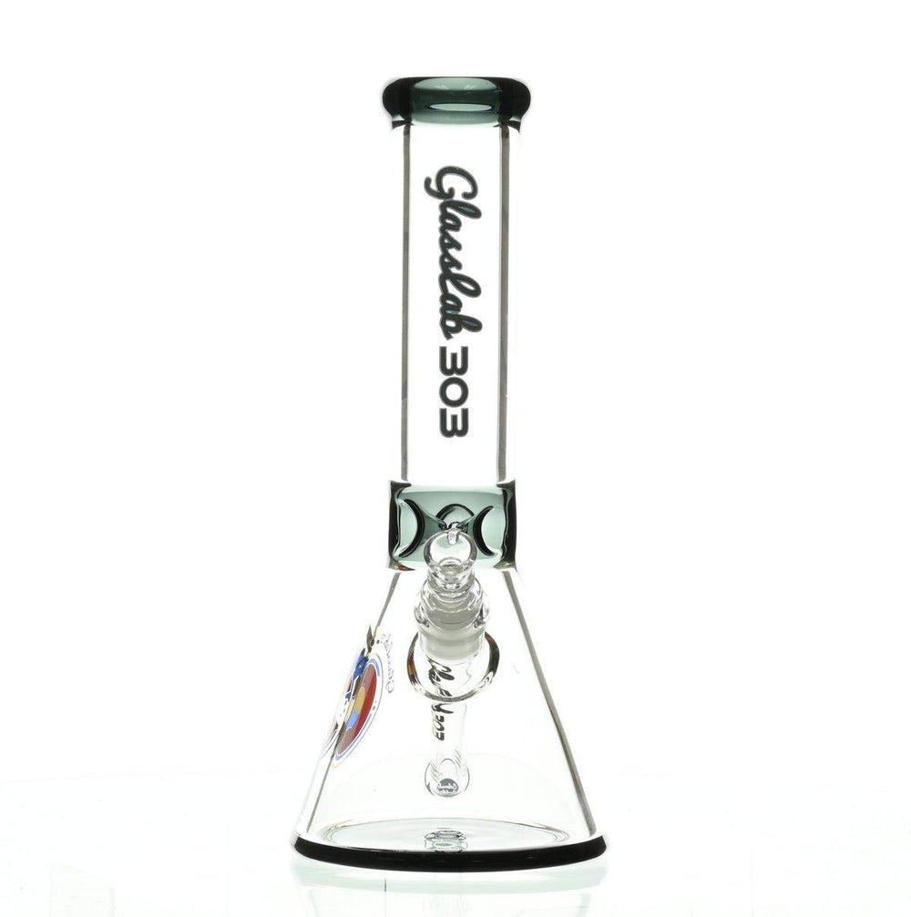 GLASSLAB 303 7MM BEAKER BLACK ACCENT
