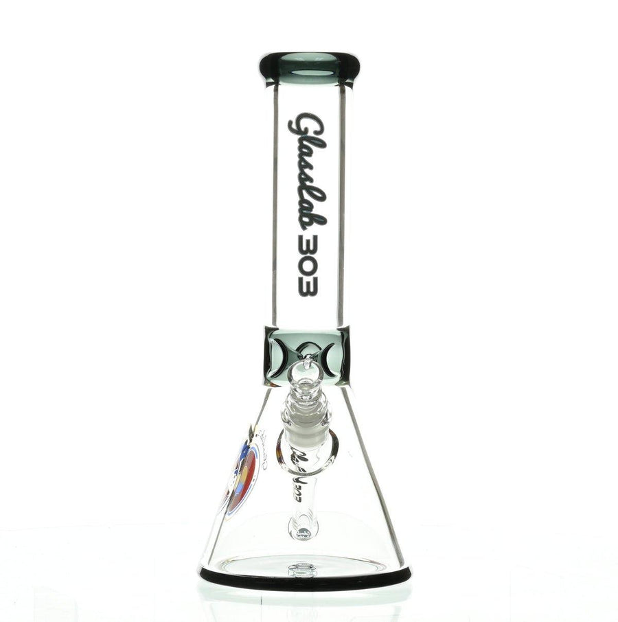 GLASSLAB 303 7MM BEAKER BLACK ACCENT