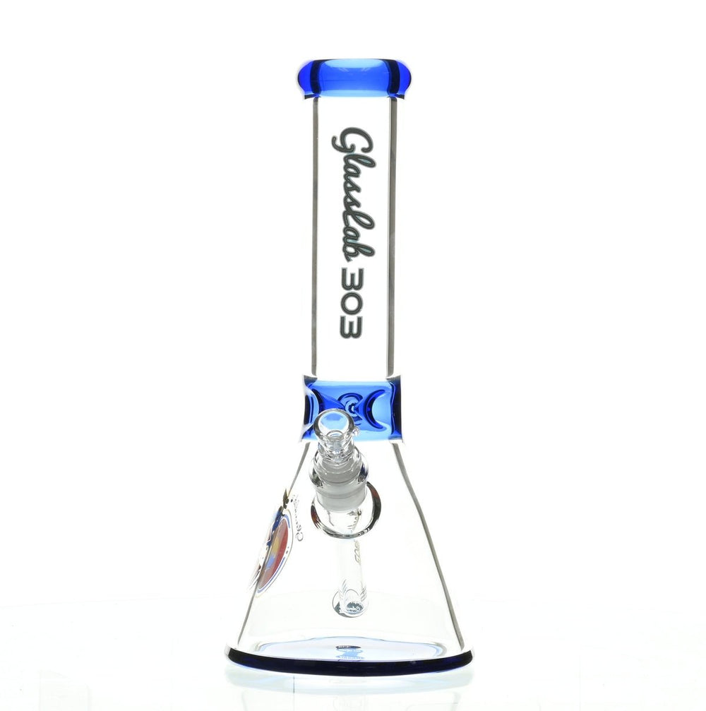GLASSLAB 303 7MM BEAKER DARK BLUE ACCENT