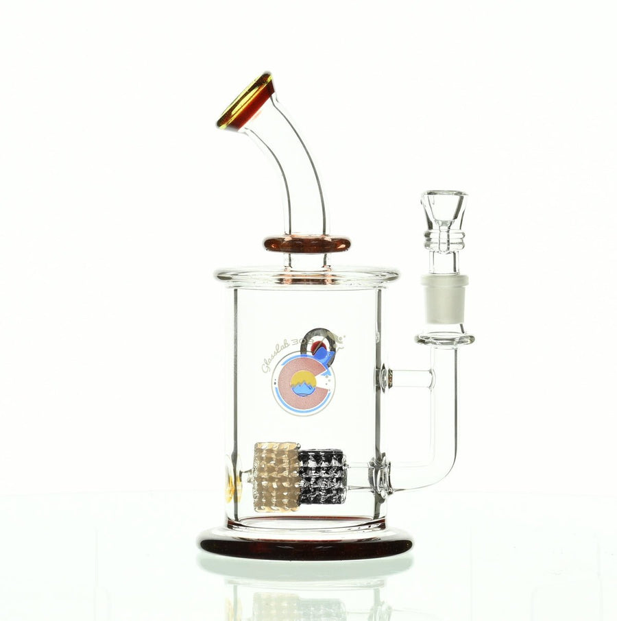 GLASSLAB 303 CAM 04 INLINE MATRIX CLEAR BLUE/RUBY RED