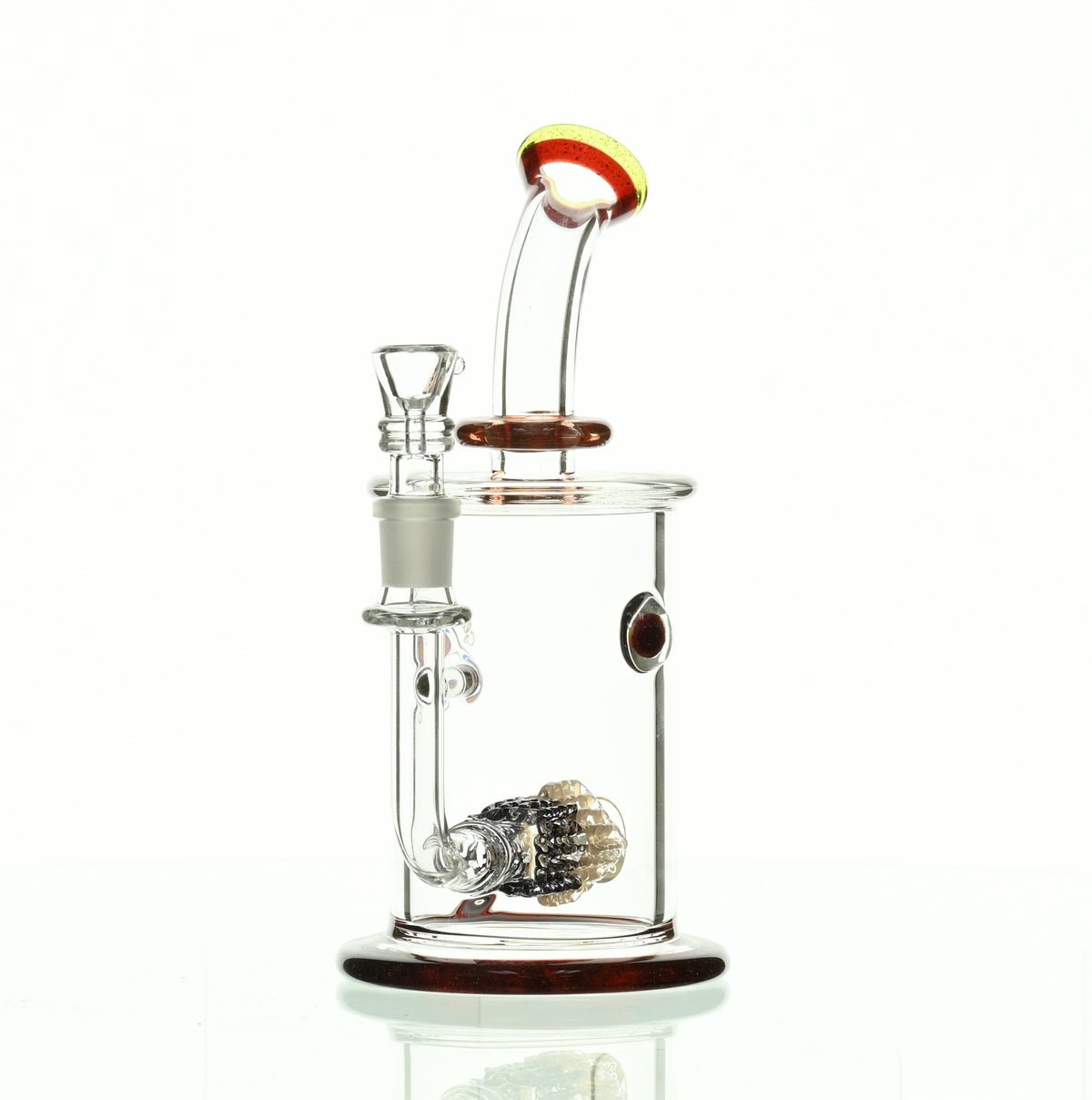 GLASSLAB 303 CAM 04 INLINE MATRIX CLEAR BLUE/RUBY RED - Smoke Spot Smoke Shop