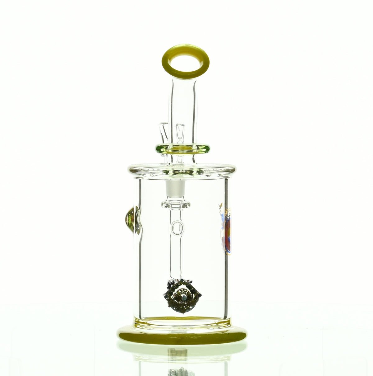 GLASSLAB 303 CAM 04 INLINE MATRIX CLEAR GREEN/CLEAR YELLOW - Smoke Spot Smoke Shop