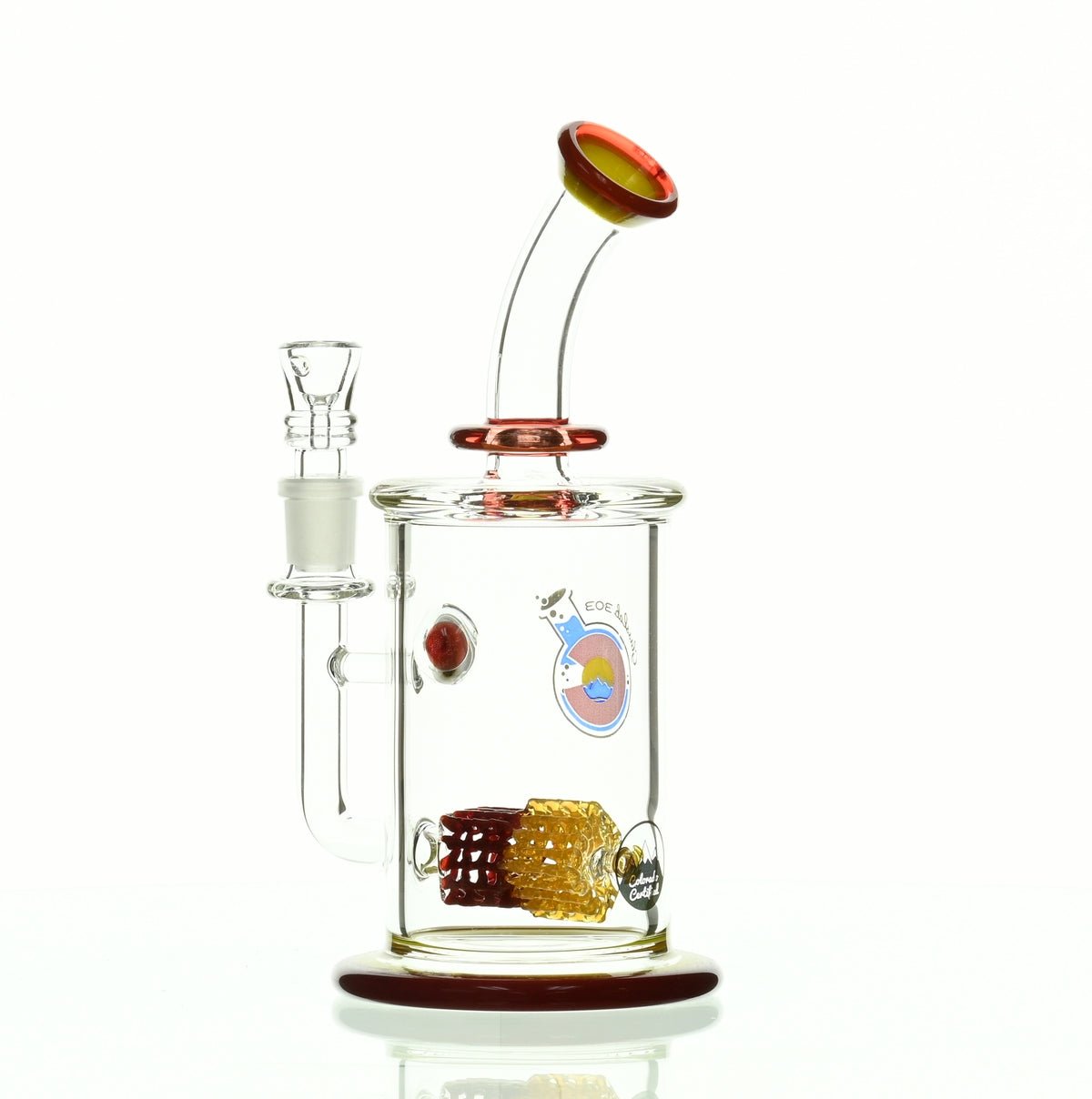 GLASSLAB 303 CAM 04 INLINE MATRIX RED/CANARY - Smoke Spot Smoke Shop