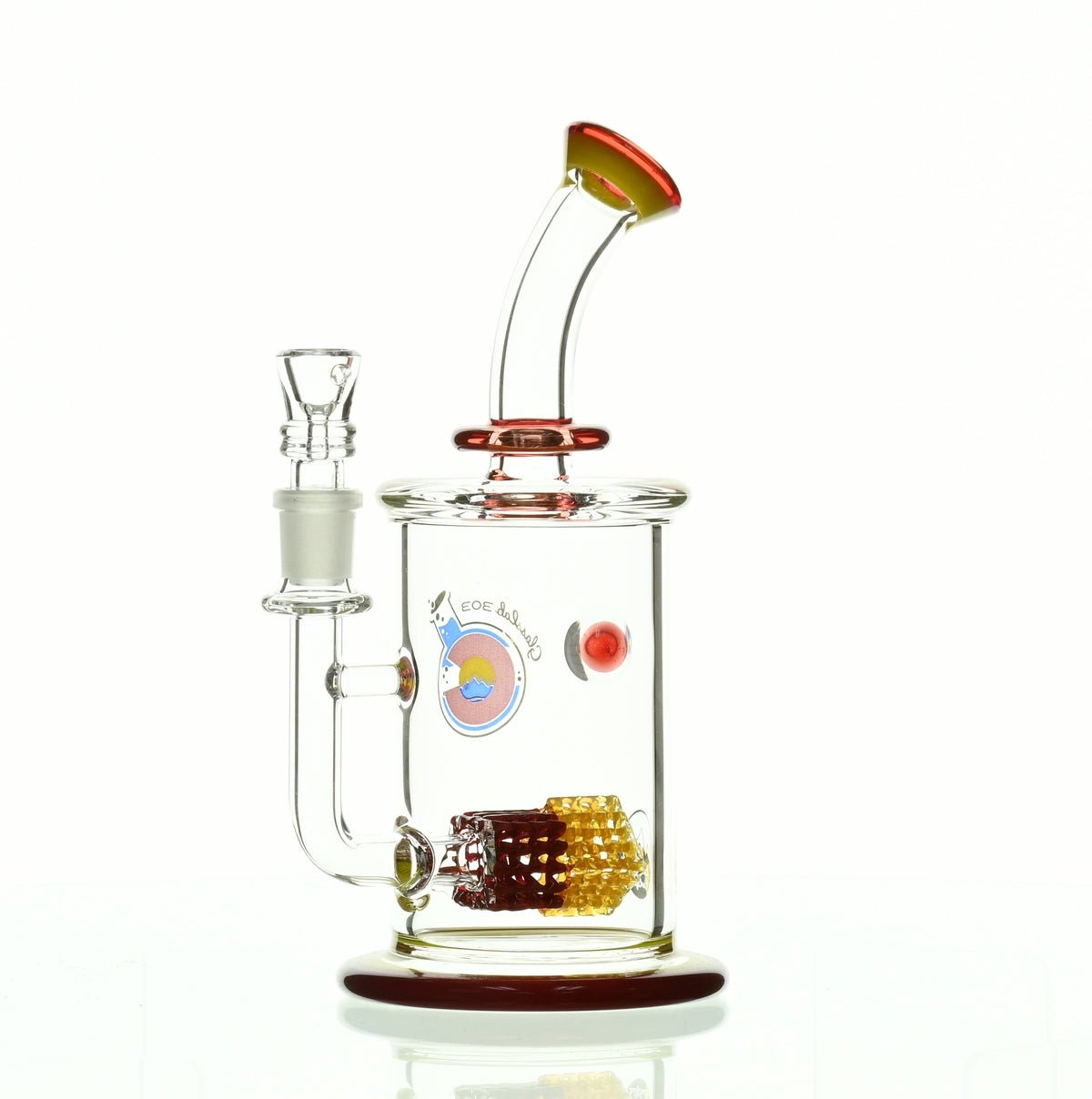 GLASSLAB 303 CAM 04 INLINE MATRIX RED/CANARY - Smoke Spot Smoke Shop