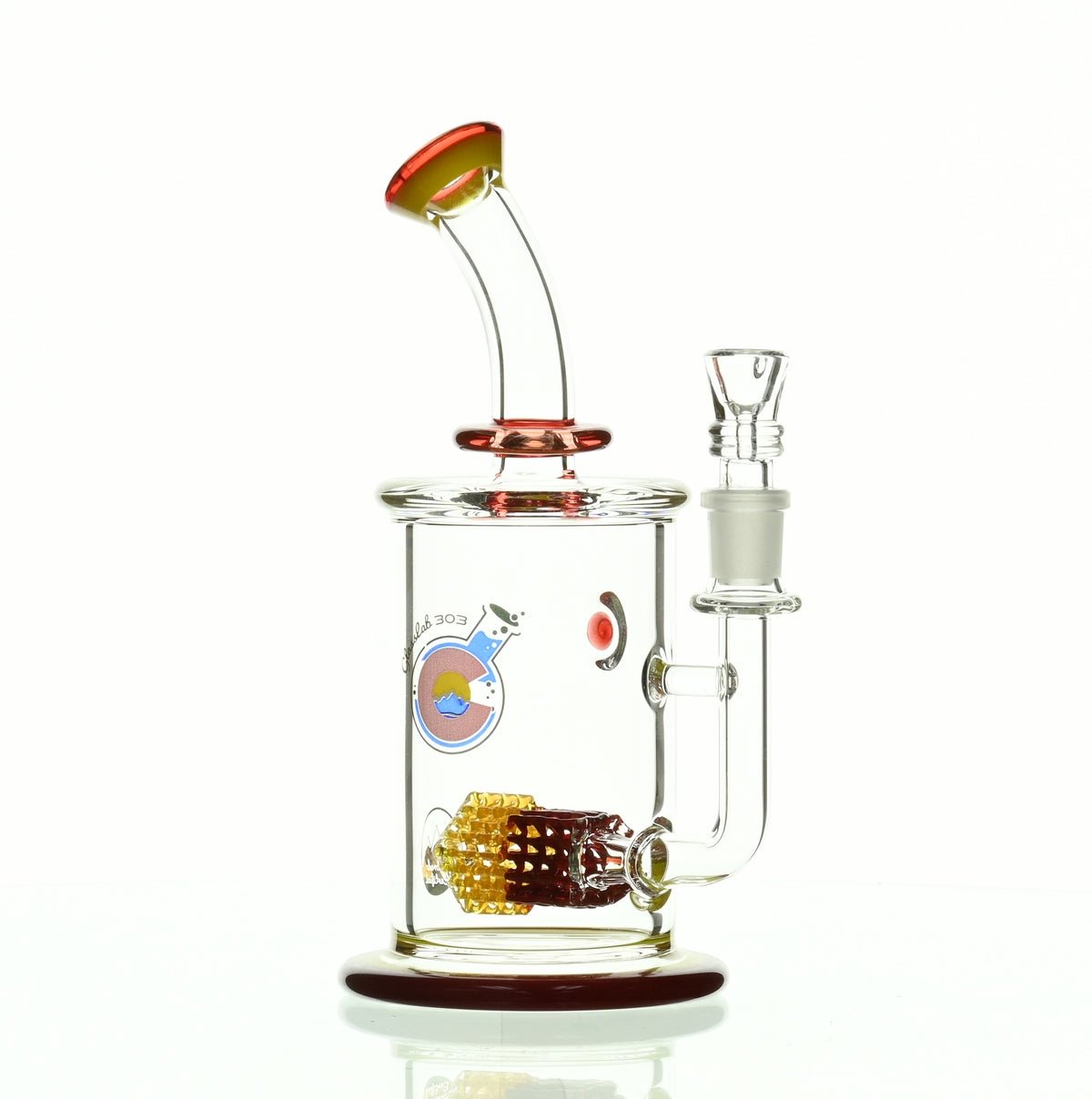 GLASSLAB 303 CAM 04 INLINE MATRIX RED/CANARY - Smoke Spot Smoke Shop