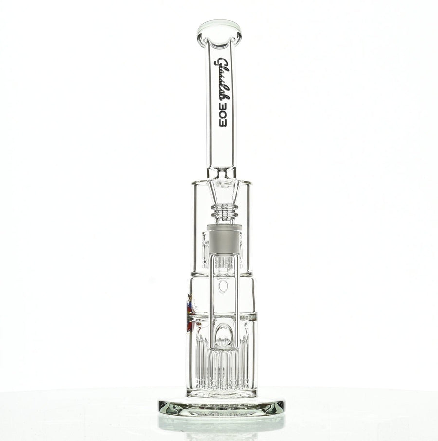 GLASSLAB 303 GLBCTR Black Accents Waterpipe Rig