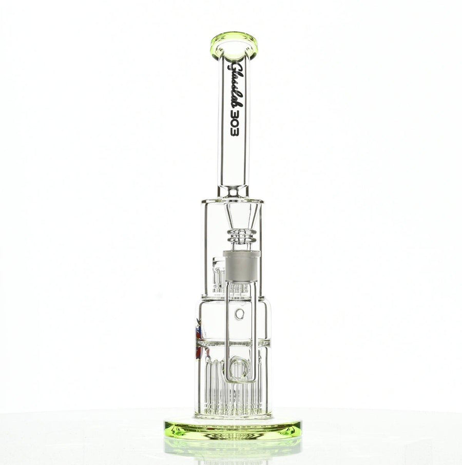 GLASSLAB 303 GLBCTR CLEAR GREEN ACCENTS