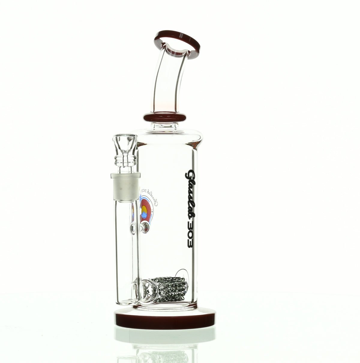 GLASSLAB 303 INLINE MATRIX RED ACCENTS - Smoke Spot Smoke Shop