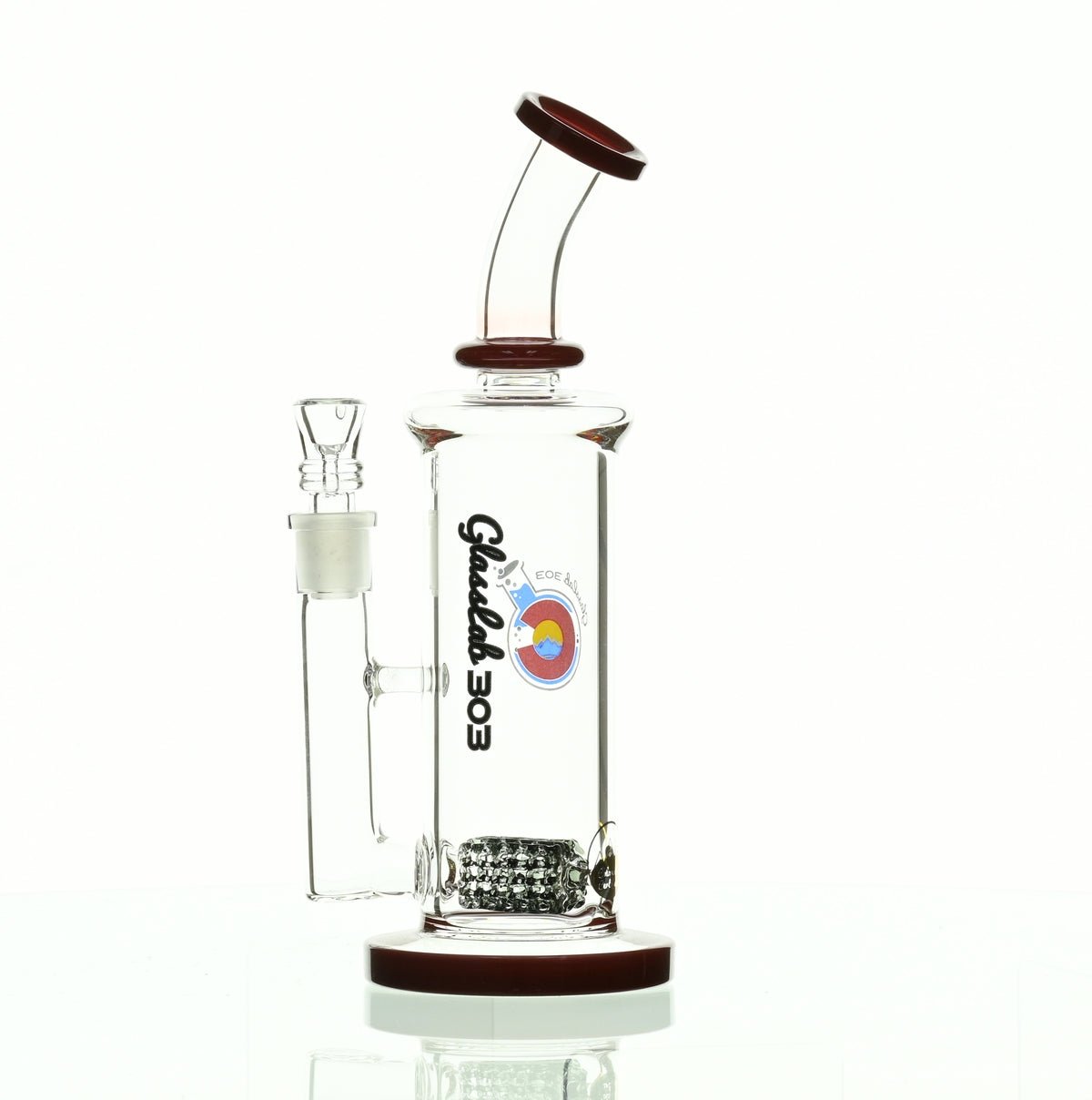 GLASSLAB 303 INLINE MATRIX RED ACCENTS - Smoke Spot Smoke Shop