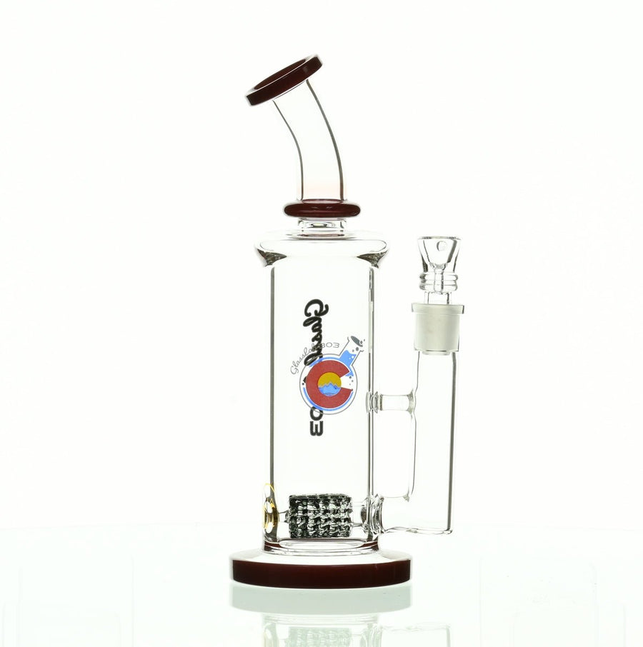 GLASSLAB 303 Inline Matrix Red Accents Waterpipe Rig