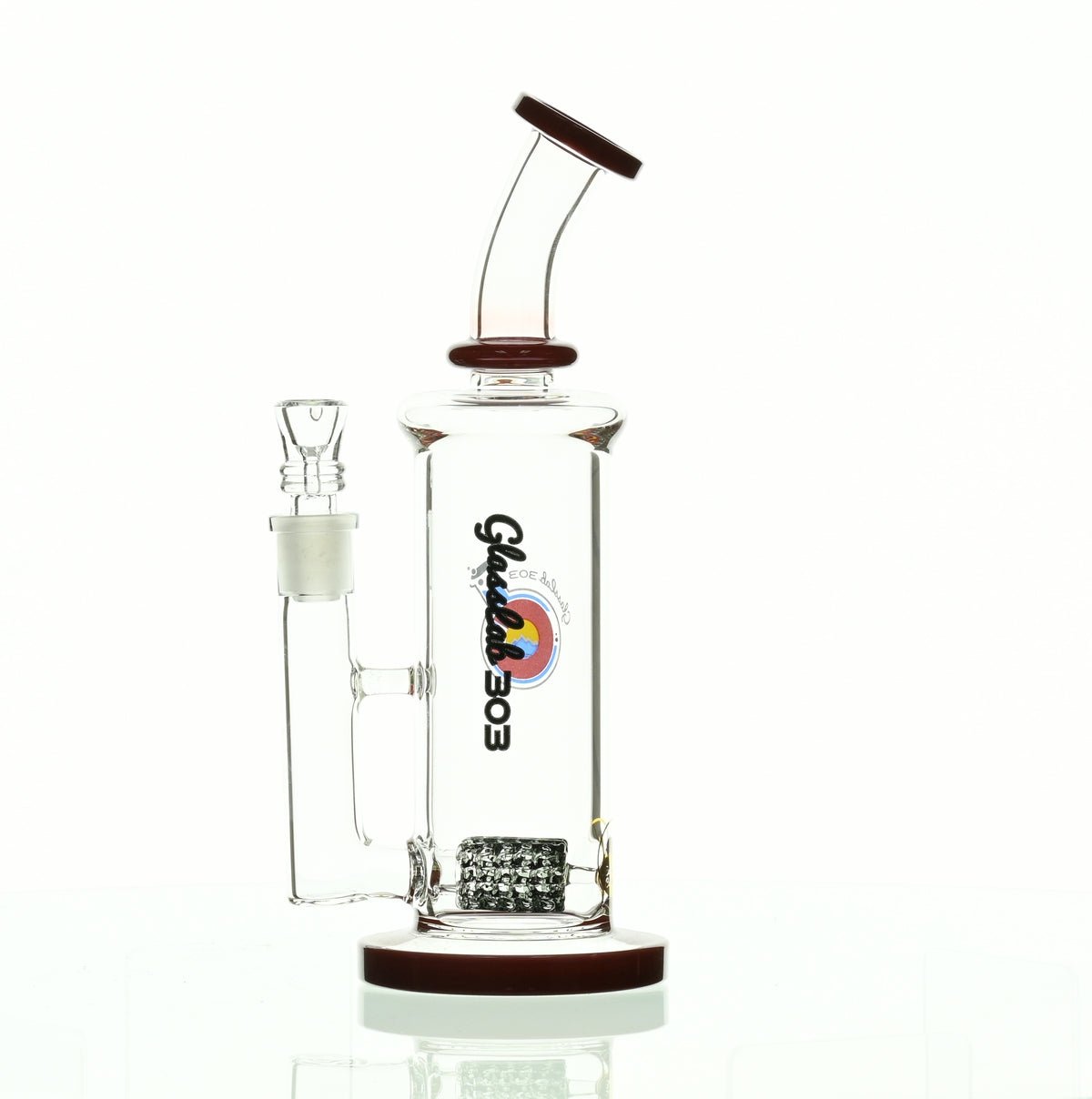 GLASSLAB 303 INLINE MATRIX RED ACCENTS - Smoke Spot Smoke Shop