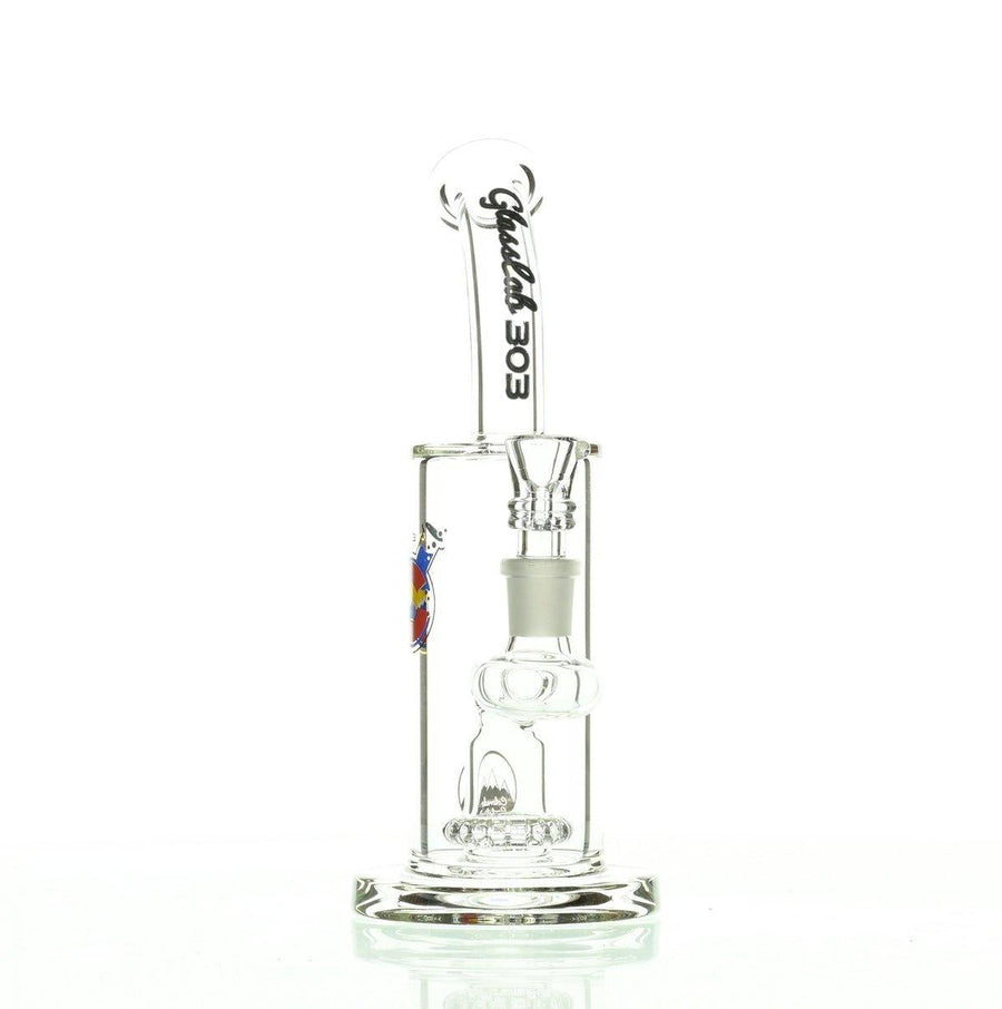 GLASSLAB 303 RIG WITH SHOWERHEAD BELL PERC