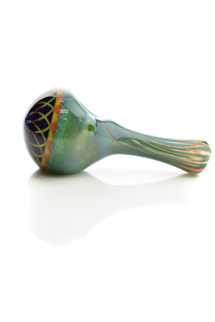 Hoffman Glass Aztek turkoise blue