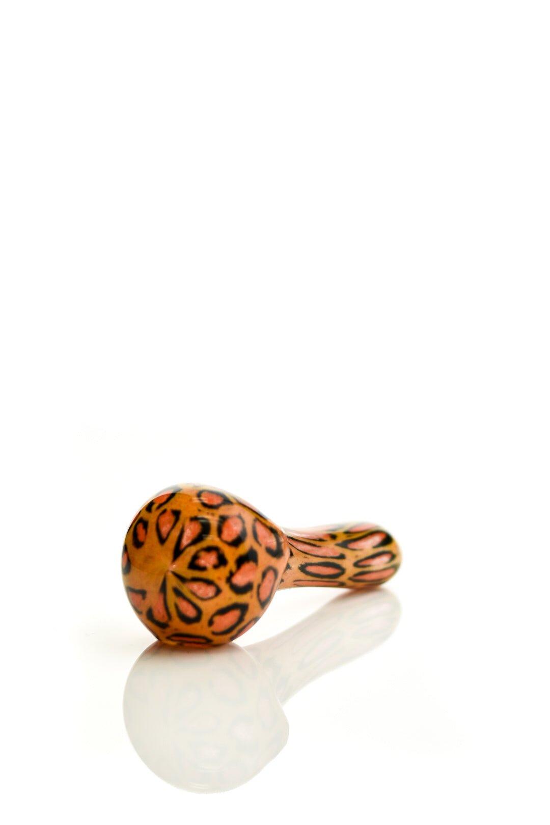 Hoffman Glass Leopard Handpipe - Premium American Handpipe with Unique Leopard Design
