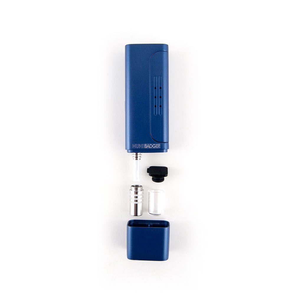 Huni Badger Kit portable dab rig Royal Blue - Smoke Spot Smoke Shop