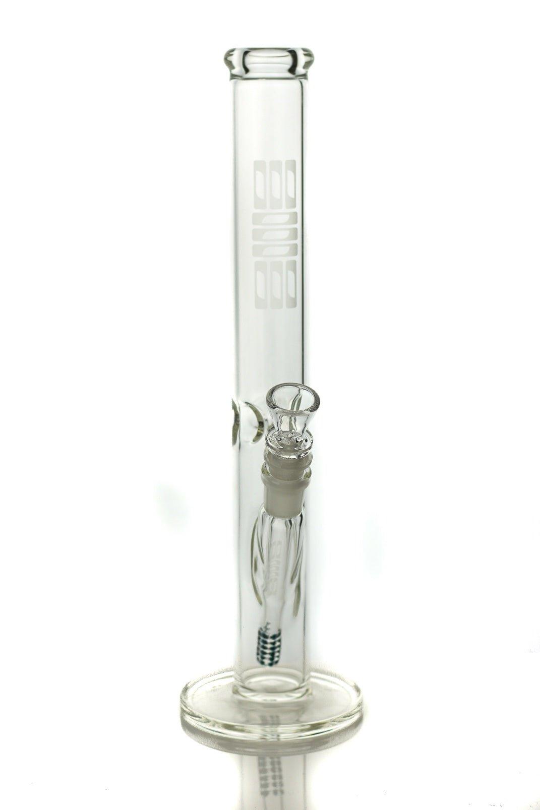 ILL Glass Straight 44 - mag 15" Green Downstemp - Smoke Spot Smoke Shop