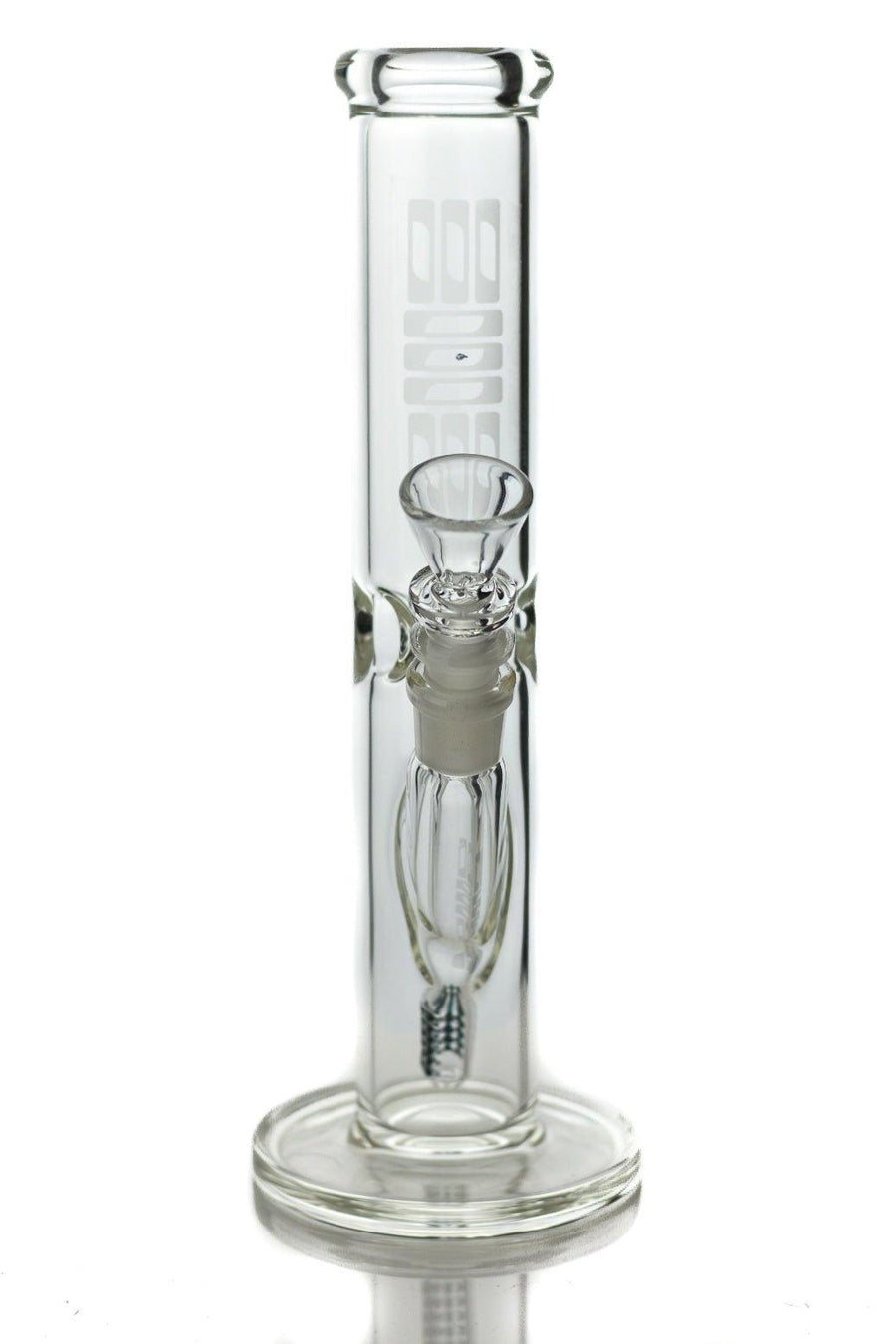 ILL Glass Straight 50 - Large 12" Dark Green  Downstemp