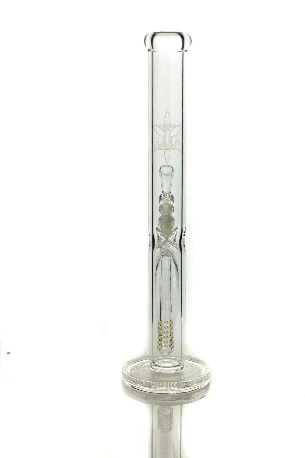 ILL Glass Straight Slim - Special 12" Yellow Downstemp - Smoke Spot Smoke Shop