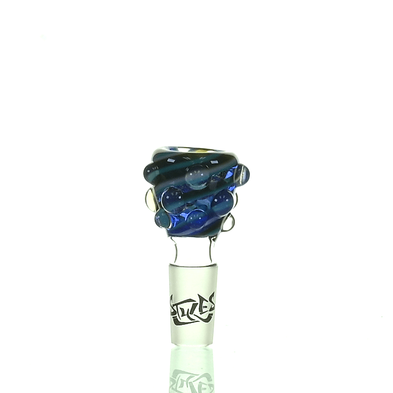 INFERNO GLASS WORKED 14MM BOWL PIECE 109