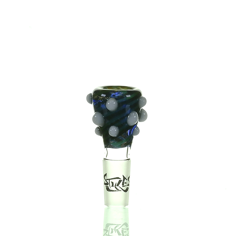 INFERNO GLASS WORKED 14MM BOWL PIECE 115 - SSSS