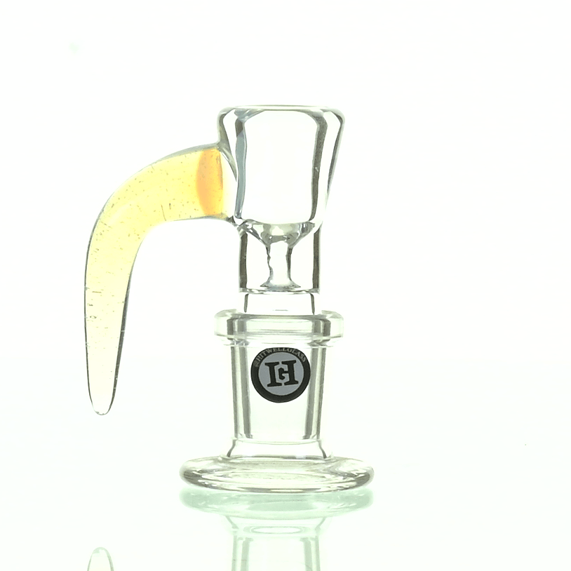 Joe Madigan 18mm Clear Glass Bowl with Moonstone Hook - Premium Glass Accessory
