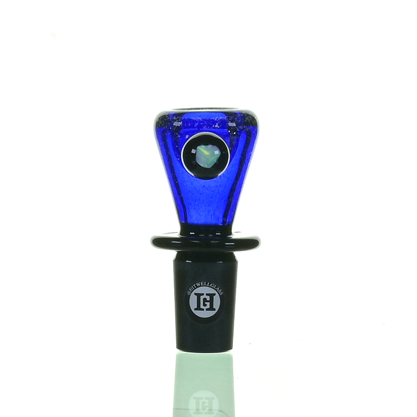 JOE MADIGAN 18MM DICHRO BOWL W/OPAL AND BLACK JOINT #1