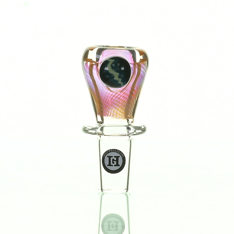 JOE MADIGAN 18MM FUMED BOWL WITH MARBLE ACCENT 101