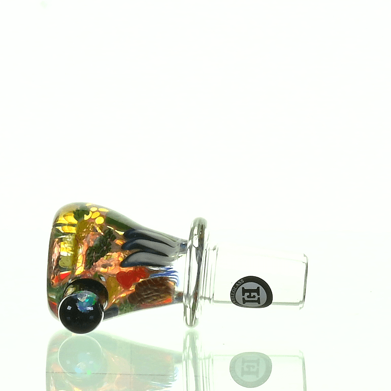 Top view of JOE MADIGAN 18MM Intricate Inside Out Glass Bowl #2