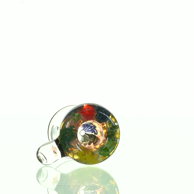 Side view of JOE MADIGAN 18MM Intricate Inside Out Glass Bowl #2