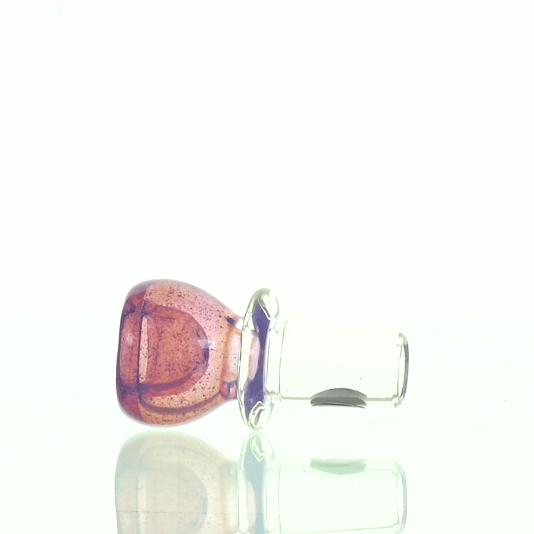 Close-up of Joe Madigan 18mm Lollipop Round Bowl glass joint