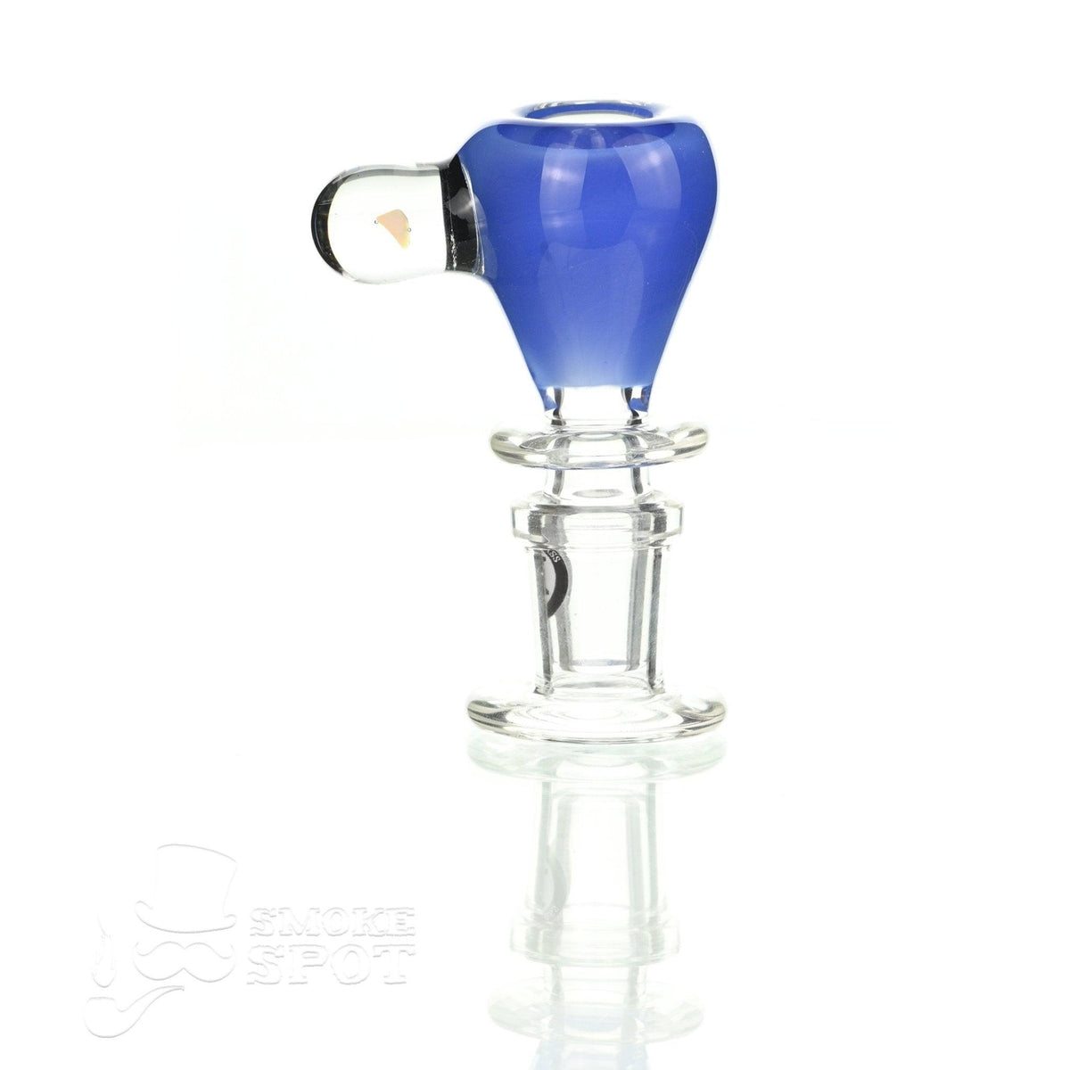Joe Madigan dry herb slide 14 mm with dicro milky blue detailed view - Smoke Spot