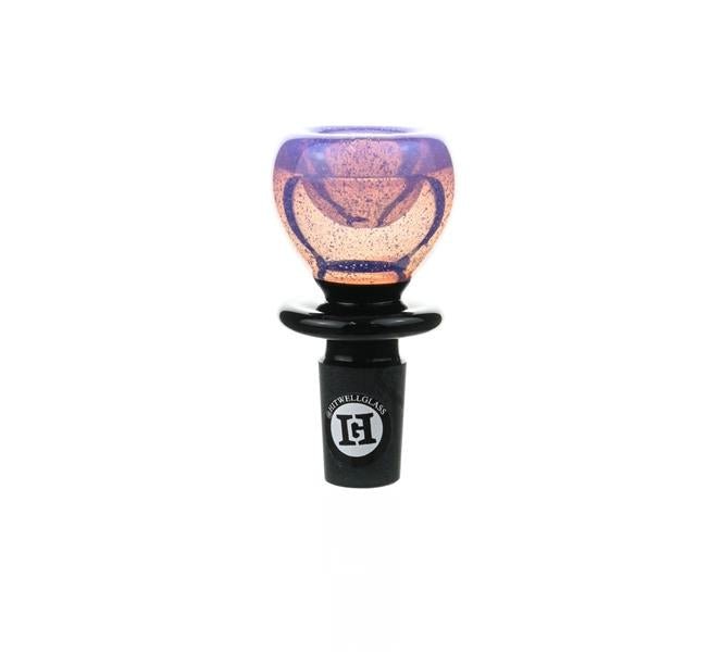 Joe Madigan Lollipop Purple Round Bowl 14 mm - Premium Glass Accessory
