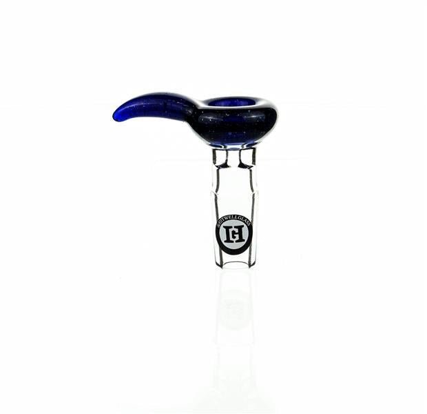 Joe Madigan mini Bowl with mini Hook Blue Dichro - Smoke Spot Smoke Shop