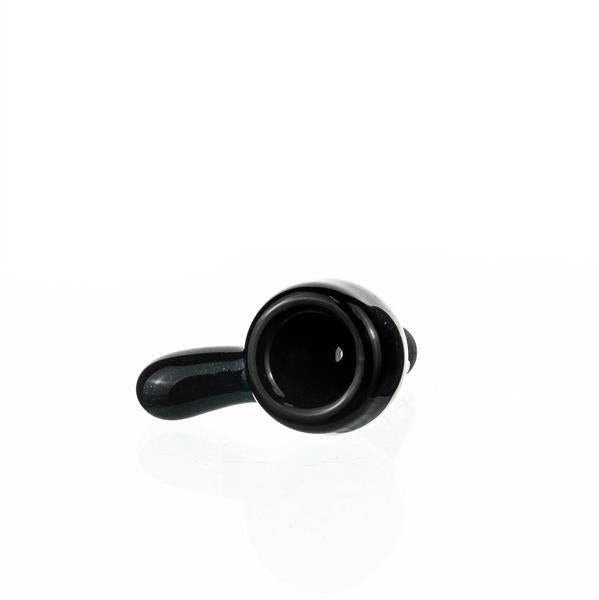 Joe Madigan round black bowl black dichro handle - Smoke Spot Smoke Shop