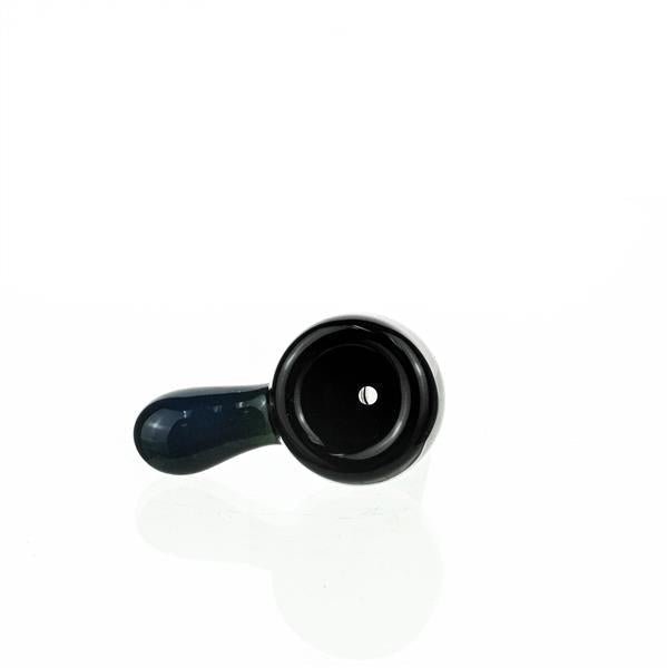 Joe Madigan round black bowl teal blue handle - Smoke Spot Smoke Shop