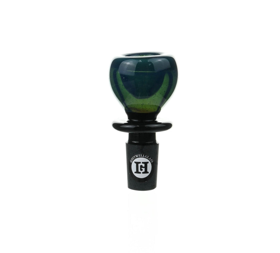 Joe Madigan Teal Round Bowl 14 mm - Premium Glass Accessory