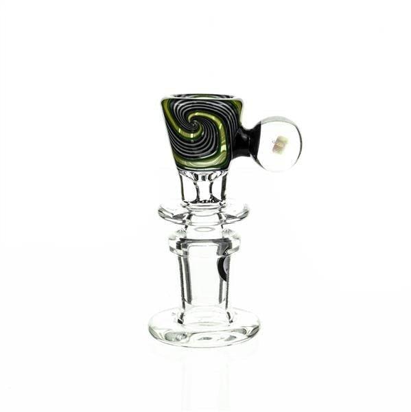 Joe Madigan Worked Funnel Bowl with Opal 101 - 14mm Glass Accessory