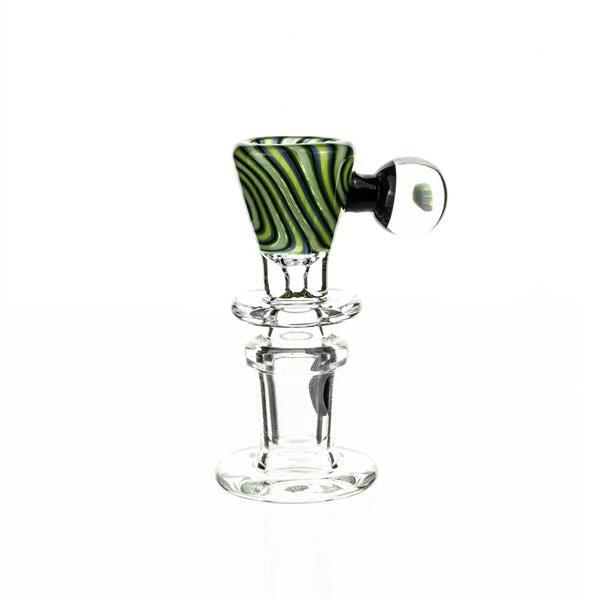 Joe Madigan Worked Funnel Bowl with Opal 103 - 14mm Glass Accessory