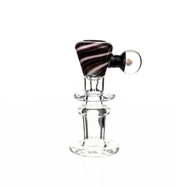 Joe Madigan Worked Funnel Bowl with Opal 112 - Premium 14mm Glass Accessory