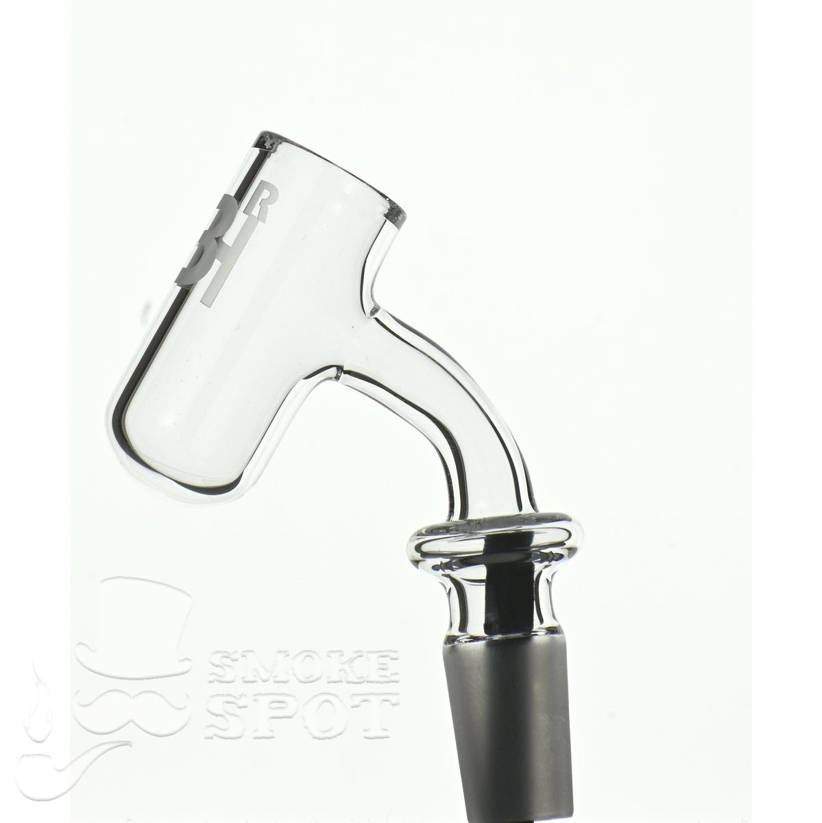 Joel Halen 45 degree quartz banger with 14 mm and 20 mm bucket round bottom - premium American quartz