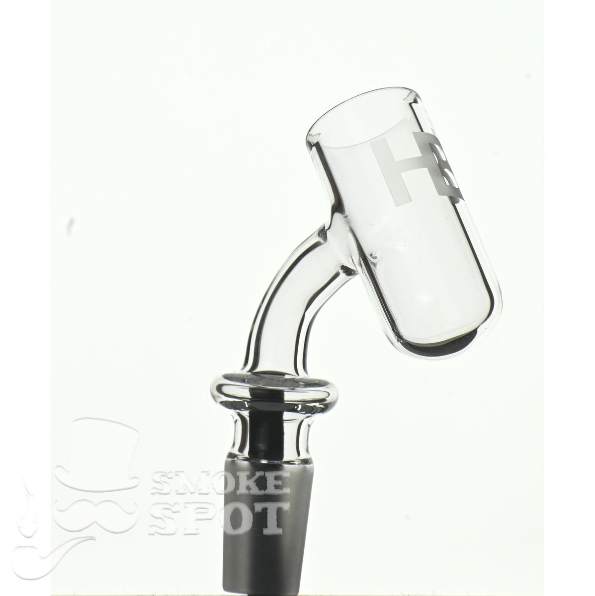 Joel Halen quartz banger with round bottom and 45 degree angle for smooth dabbing