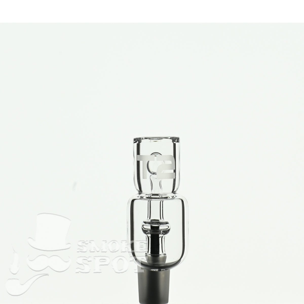 Close-up of Joel Halen 90 Deg 14 mm T2 Quartz Banger - Smoke Spot
